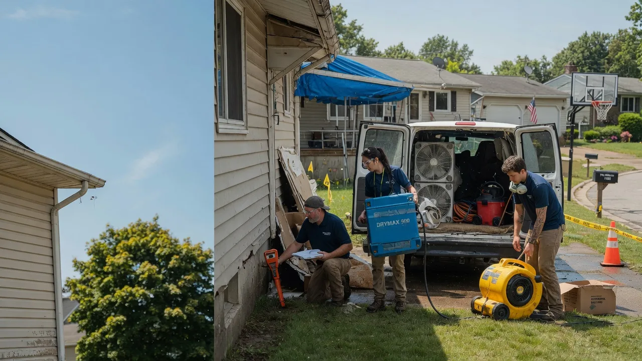Ceiling Leak Cleanup in St Louis Park, MN near me